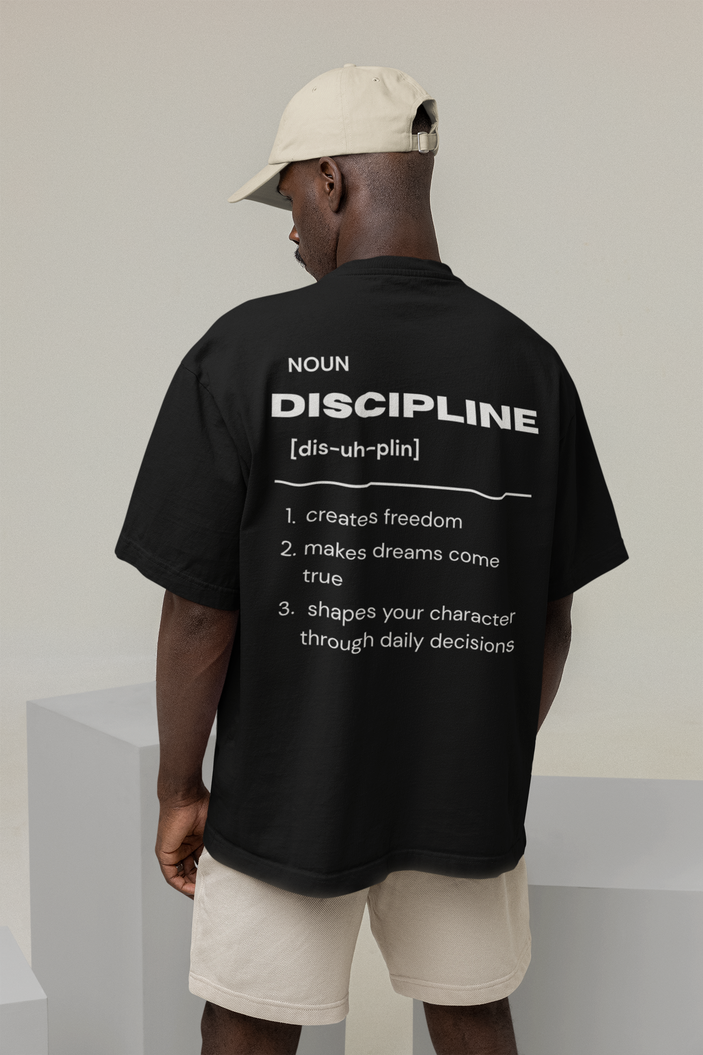 Oversized T-Shirt "Discipline"
