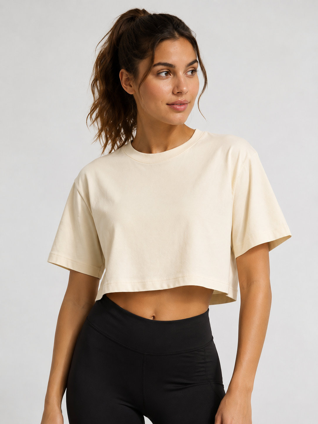 Oversized Cropped T-Shirt