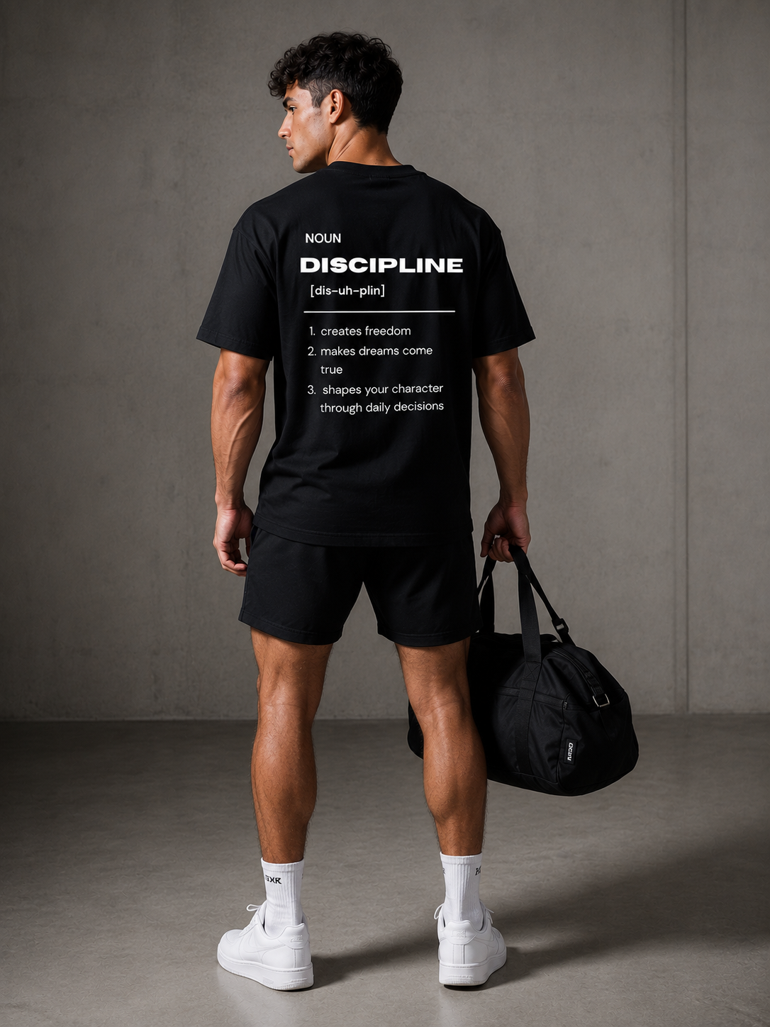 Oversized T-Shirt "Discipline"